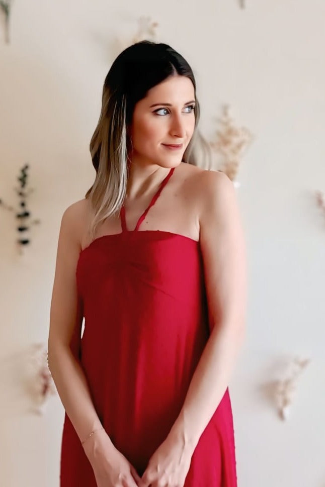 VESTIDO HERA ROJO