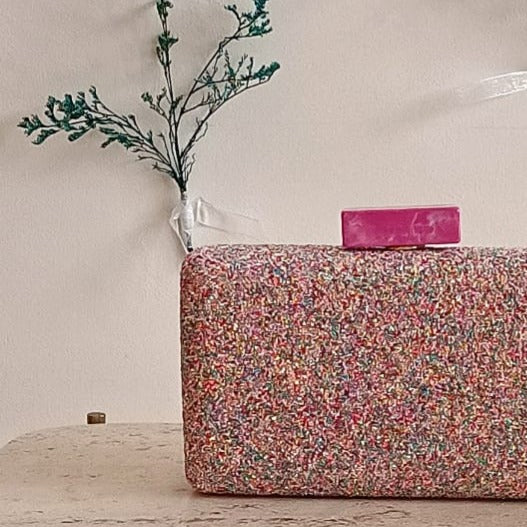 CLUTCH DESTELLOS MULTICOLOR