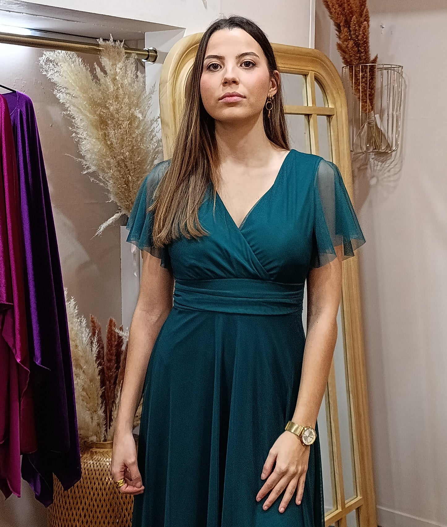 VESTIDO SALLY MANGA