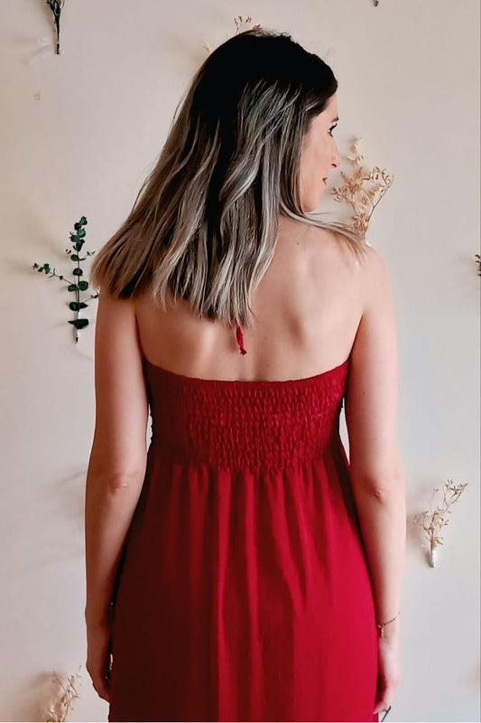 VESTIDO HERA ROJO