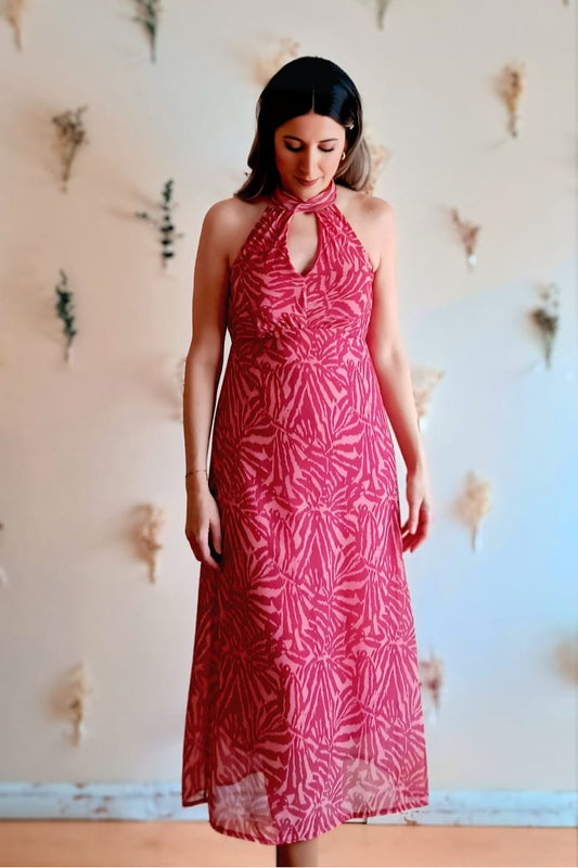 VESTIDO LIVIA MAGENTA