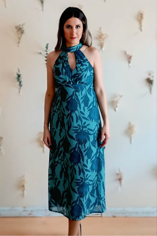 VESTIDO LIVIA TURQUESAS