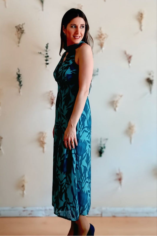 VESTIDO LIVIA TURQUESAS