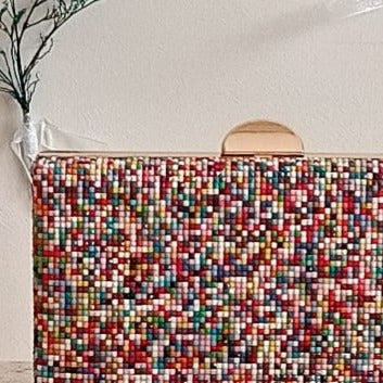 CLUTCH MOSAICO MULTICOLOR